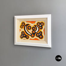 Load image into Gallery viewer, Abstract painting with relief motif, 1970s