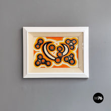 Load image into Gallery viewer, Abstract painting with relief motif, 1970s