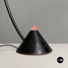 Charger l'image dans la galerie, Black metal and plastic Yang floor lamp by Bieffeplast, 1980s