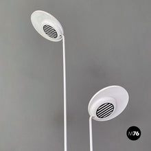 Load image into Gallery viewer, Black and white two lights floor lamp, 1980s.