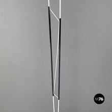 Load image into Gallery viewer, Black and white two lights floor lamp, 1980s.
