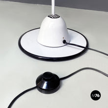 Load image into Gallery viewer, Black and white two lights floor lamp, 1980s.