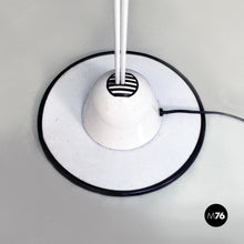 Load image into Gallery viewer, Black and white two lights floor lamp, 1980s.