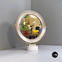 画像をギャラリービューアに読み込む, Marble and steel Narciso table mirror by Sergio Mazza for Artemide, 1970s