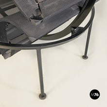 Load image into Gallery viewer, Back metal and plastic Signorina Chan armchairs by Carlo Forcolini for Alias, 1986