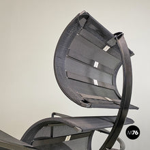 Load image into Gallery viewer, Back metal and plastic Signorina Chan armchairs by Carlo Forcolini for Alias, 1986