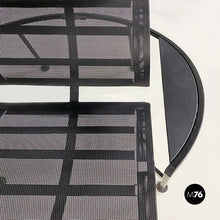 Load image into Gallery viewer, Back metal and plastic Signorina Chan armchairs by Carlo Forcolini for Alias, 1986