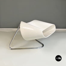 Load image into Gallery viewer, White Nastro CL9 armchair by Franca Stagi and Cesare Leonardi for Bernini, 1960s