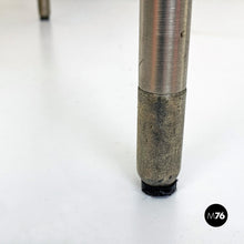 将图片加载到图库查看器,Cockpit shape leather and steel side chair, 1980s