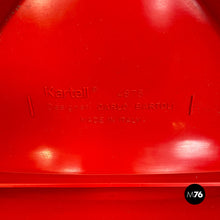 Load image into Gallery viewer, Red plastic chairs by Carlo Bartoli for Kartell, 1970s