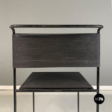 Charger l'image dans la galerie, Black scooby and metal Spaghetti chair by Giandomenico Belotti for Alias, 1980s