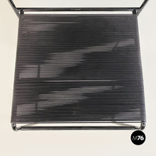 Charger l'image dans la galerie, Black scooby and metal Spaghetti chair by Giandomenico Belotti for Alias, 1980s