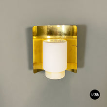 Load image into Gallery viewer, Brass and glass applique by Jakobsson for Ab Markaryd Sweden, 1970s