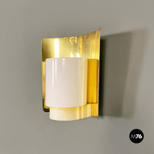 Load image into Gallery viewer, Brass and glass applique by Jakobsson for Ab Markaryd Sweden, 1970s