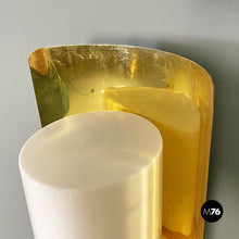 Load image into Gallery viewer, Brass and glass applique by Jakobsson for Ab Markaryd Sweden, 1970s