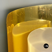 Load image into Gallery viewer, Brass and glass applique by Jakobsson for Ab Markaryd Sweden, 1970s