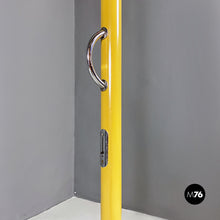 画像をギャラリービューアに読み込む, Grey, red and yellow steel Callimaco floor lamp by Ettore Sottsass for Artemide, 1982