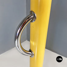 画像をギャラリービューアに読み込む, Grey, red and yellow steel Callimaco floor lamp by Ettore Sottsass for Artemide, 1982