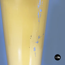 画像をギャラリービューアに読み込む, Grey, red and yellow steel Callimaco floor lamp by Ettore Sottsass for Artemide, 1982