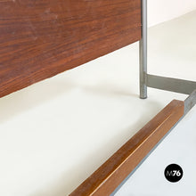 画像をギャラリービューアに読み込む, Industrial metal and wood desk with drawers, 1970s