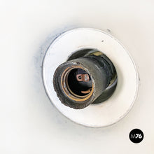 Load image into Gallery viewer, Teal colored metal Aure clamp lamp by Stilnovo, 1960s