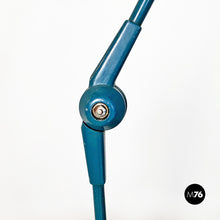 Load image into Gallery viewer, Teal colored metal Aure clamp lamp by Stilnovo, 1960s