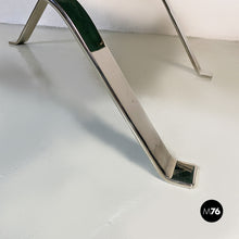 Load image into Gallery viewer, Steel and green cotton armchairs by Gastone Rinaldi for Rima, 1970s