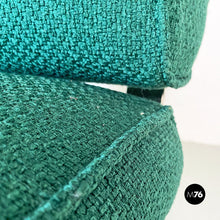 Load image into Gallery viewer, Steel and green cotton armchairs by Gastone Rinaldi for Rima, 1970s