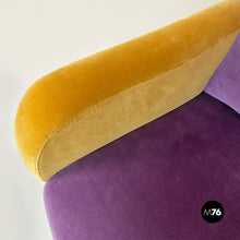 Load image into Gallery viewer, Purple and yellow armchair, 1960s