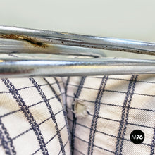 Charger l'image dans la galerie, Chromed metal and cotton Sof Sof chairs by Enzo Mari for Driade, 1980s