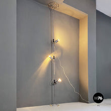 Load image into Gallery viewer, Steel floor to ceiling lamp by Francesco Fois for Reggiani Illuminazione, 1970s