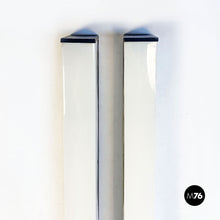 Charger l'image dans la galerie, Black metal and plexiglass neon lamps, 1970s