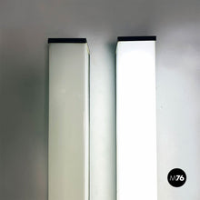 Charger l'image dans la galerie, Black metal and plexiglass neon lamps, 1970s