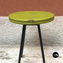 Load image into Gallery viewer, Small bar table with round green top, 1950s