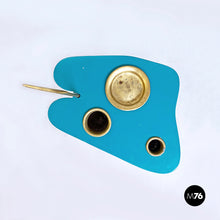 Load image into Gallery viewer, Brass table with magazine rack, 1980s