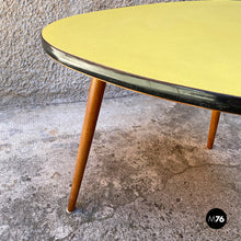 Load image into Gallery viewer, Yellow formica coffee table, 1960s