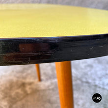 Load image into Gallery viewer, Yellow formica coffee table, 1960s