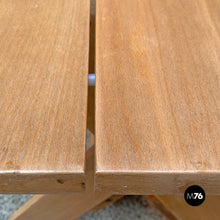 Charger l'image dans la galerie, Solid wood Crate table by Gerrit Rietveld for Cassina, 1980s