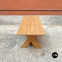 Charger l'image dans la galerie, Solid wood Crate table by Gerrit Rietveld for Cassina, 1980s