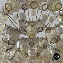 Charger l'image dans la galerie, Chandelier Poliedri by Carlo Scarpa for Venini, 1960s
