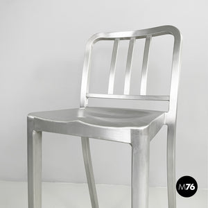 Stool in aluminum Hudson by Philippe Starck for Emeco, 2000s