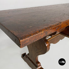 Carica l'immagine nel visualizzatore di Gallery, Wooden refectory dining table, 1700s
