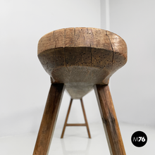 Carica l&#39;immagine nel visualizzatore di Gallery, Narrow solid wood bench, 1930s
