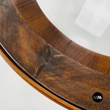 Load image into Gallery viewer, Round wooden coffee table, 1930s
