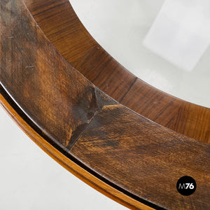 Round wooden coffee table, 1930s