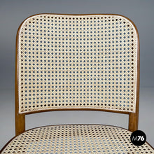 Load image into Gallery viewer, Chairs in beechwood and Vienna straw, 1970s
