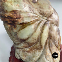 Load image into Gallery viewer, Buddha sculpture in jade and wood, 1950s
