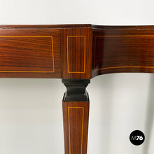 Load image into Gallery viewer, Wooden console with brass feet, 1950s
