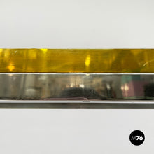 Load image into Gallery viewer, Console in glass, brass and steel by Nanda Vigo, 1970s
