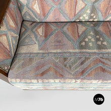 Load image into Gallery viewer, Sofa in fabric and wood, 1930s
